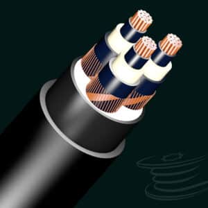 6/10 kV, Copper, 3-core Un Armoured Cable