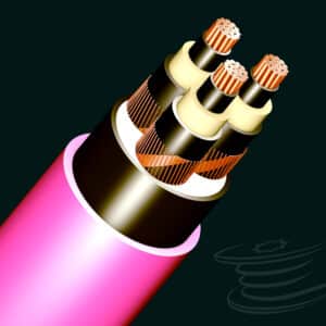 12/20 kV, Copper, 3-core Un Armoured Cable