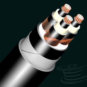 6/10 kV, Copper, 3-core Steel Tape Armoured Cable