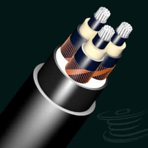 18/30 kV, Aluminum, 3-core Un Armoured Cable