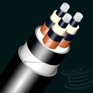 3.5/6 kV, Aluminum, 3-core Steel Tape Armoured Cable