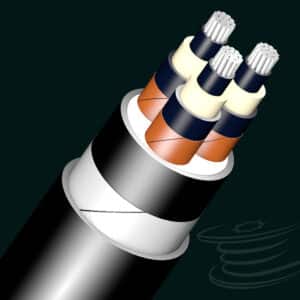 18/30 kV, Aluminum, 3-core Steel Tape Armoured Cable