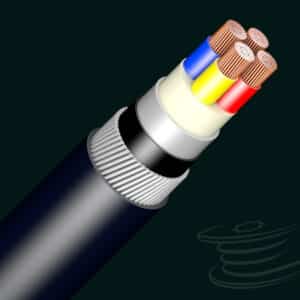 1.8/3 kV, Copper, Multi- core (≤5), Lead Alloy Sheathed, Steel Wire Armoured Cable