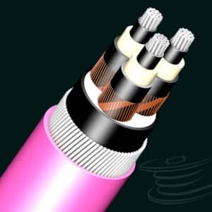 12/20 kV, Aluminum, 3-core Steel Wire Armoured Cable