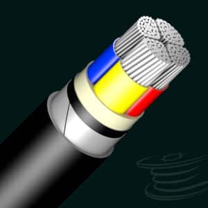 0.6/1 kV, Aluminum, Multi- core (≤5), Un sheathed, Steel Tape Armoured Cable